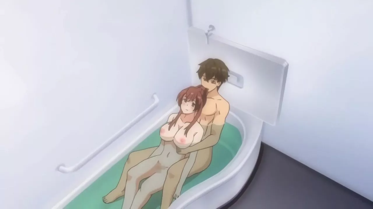 Домашний секс в ванной с водой
